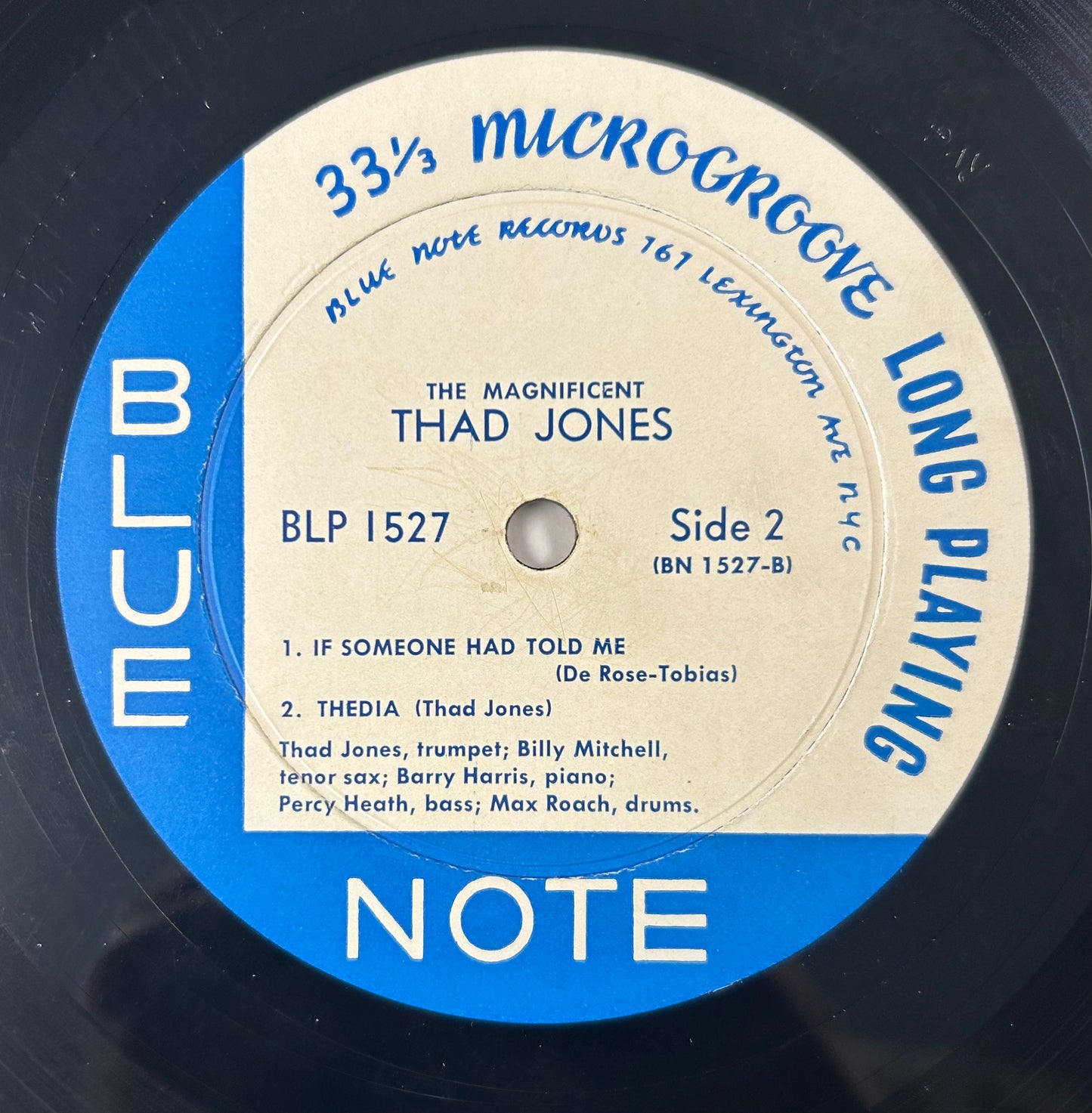 Thad Jones - The Magnificent Thad Jones 1st Mono Press Blue Note 1956 Lexington Ave