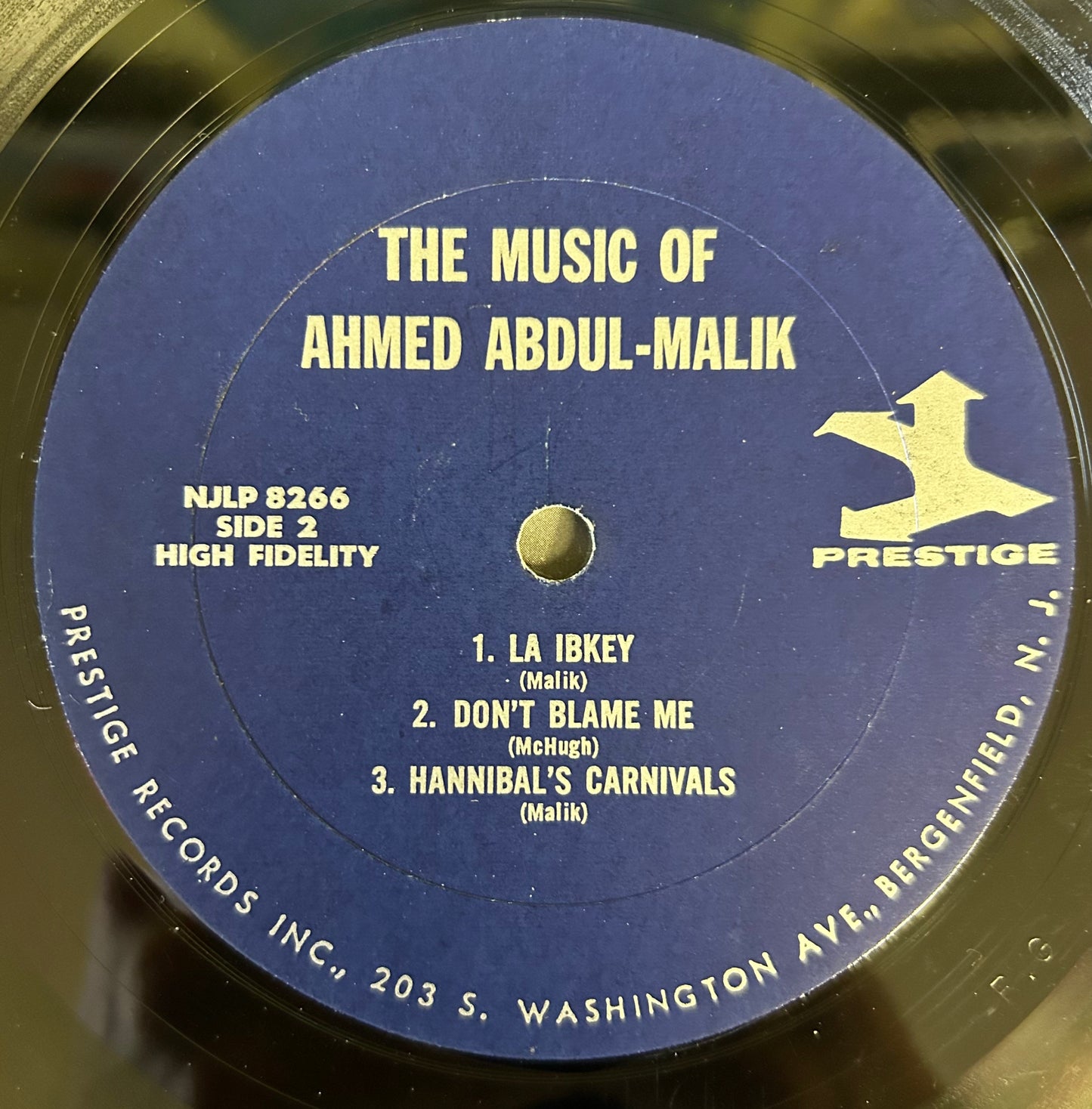 Ahmed Abdul-Malik - The Music Of Ahmed Abdul-Malik 2nd Press 1965 Blue Trident RVG