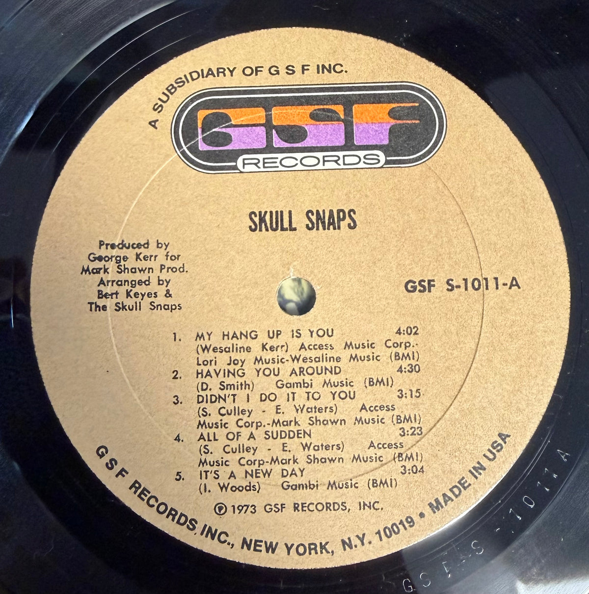 Skull Snaps - Skull Snaps 1st Press 1973 Rare Funk/Soul GSF Records - Sampled