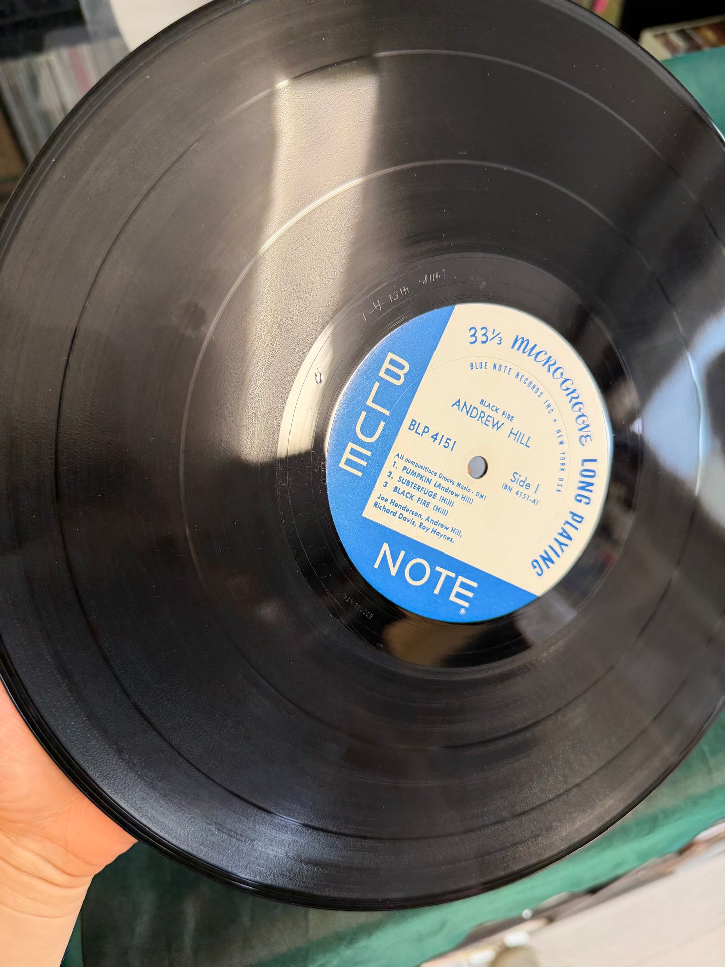 Andrew Hill - Black Fire 1st Mono Press 1964 Blue Note NY Label "p" RVG