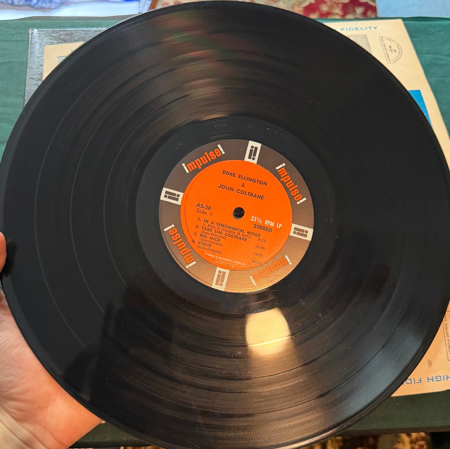 Duke Ellington & John Coltrane - Duke Ellington & John Coltrane 2nd Press 1963 Van Gelder Stereo Impulse