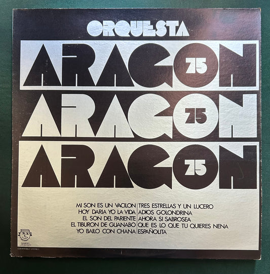 Orquesta Aragon - Aragon 75 1st US Press 1975 Sabor Records Cuban Salsa
