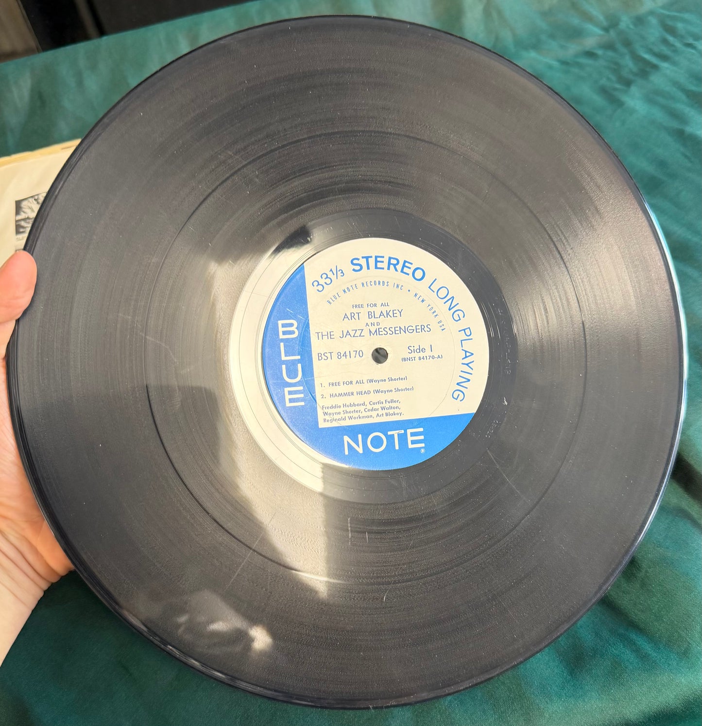 Art Blakey & The Jazz Messengers - Free For All 1st Stereo Press 1965 Blue Note
