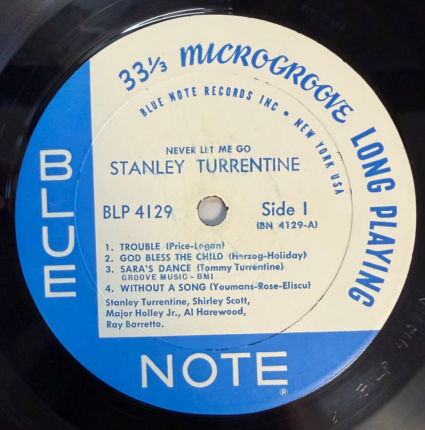 Stanley Turrentine - Never Let Me Go 1st Mono Press Blue Note 1963