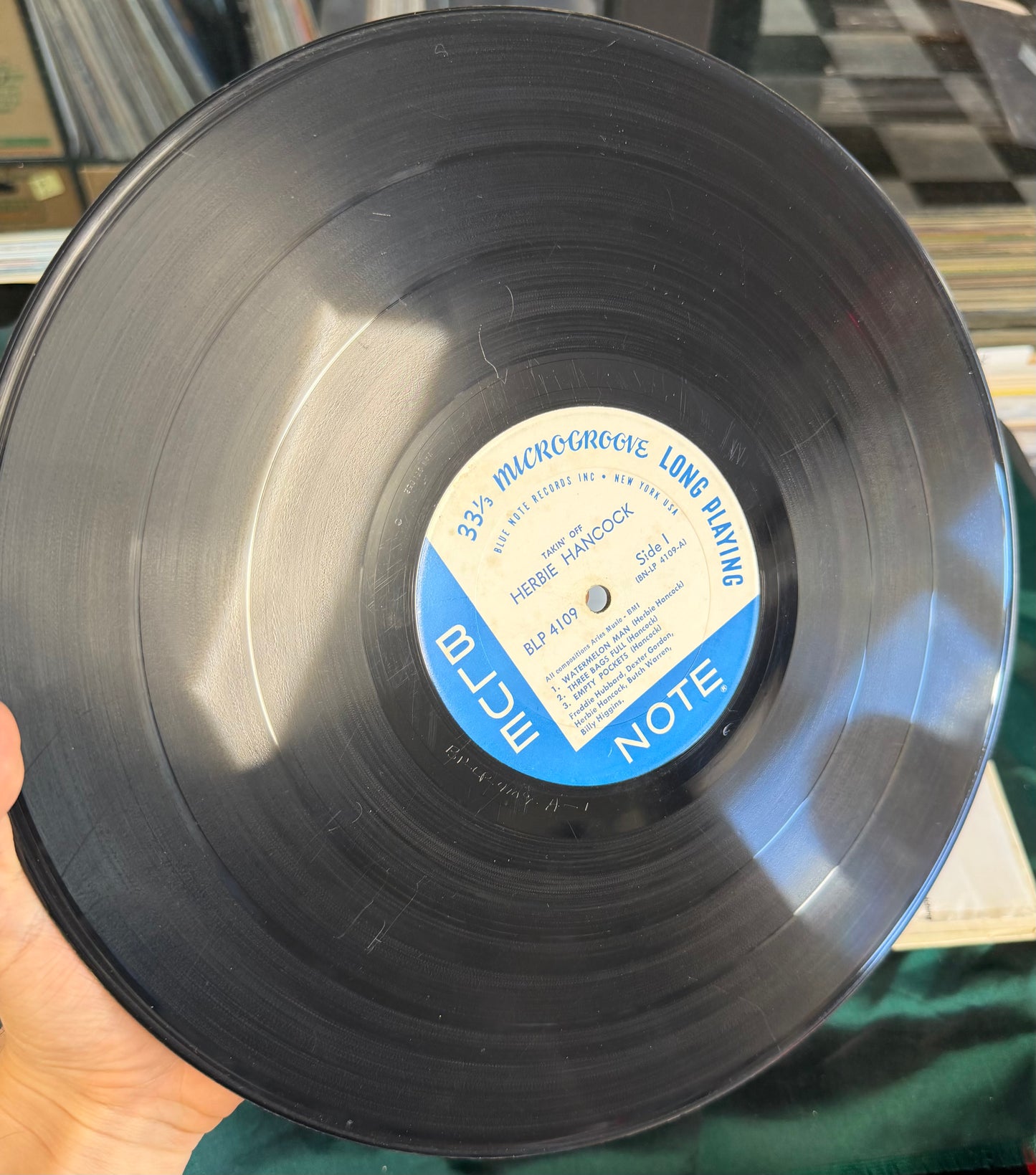 Herbie Hancock - Takin' Off 1st Mono Press Blue Note 1962 "P"/RVG