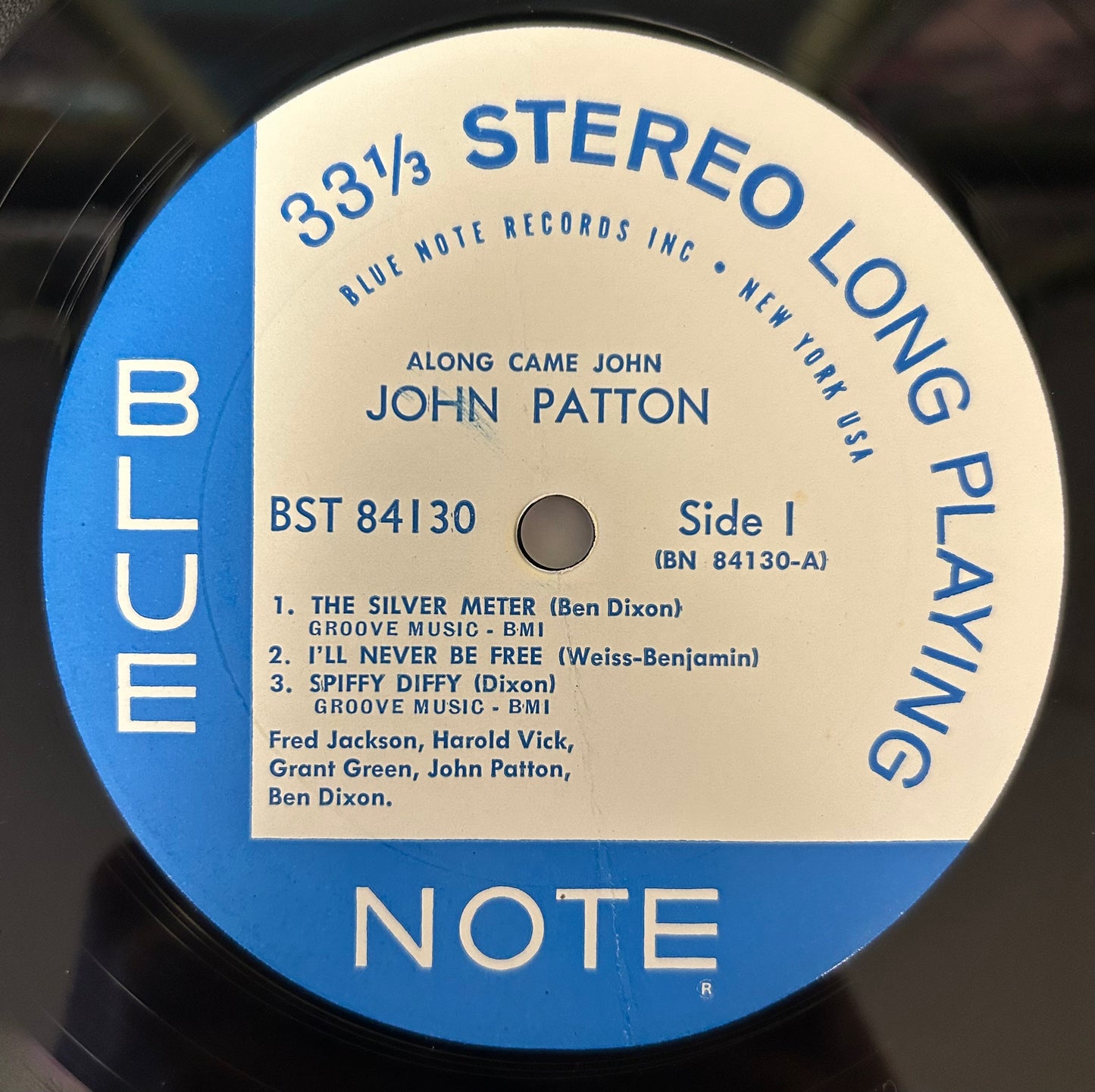John Patton - Along Came John Patton 1st Stereo press 1963 Blue Note EX!