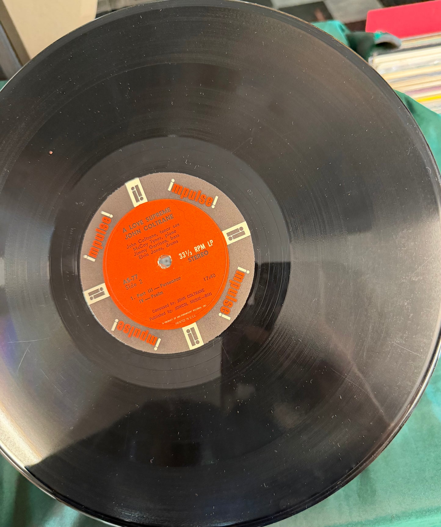 John Coltrane - A Love Supreme True 1st Press 1965 Stereo Van Gelder