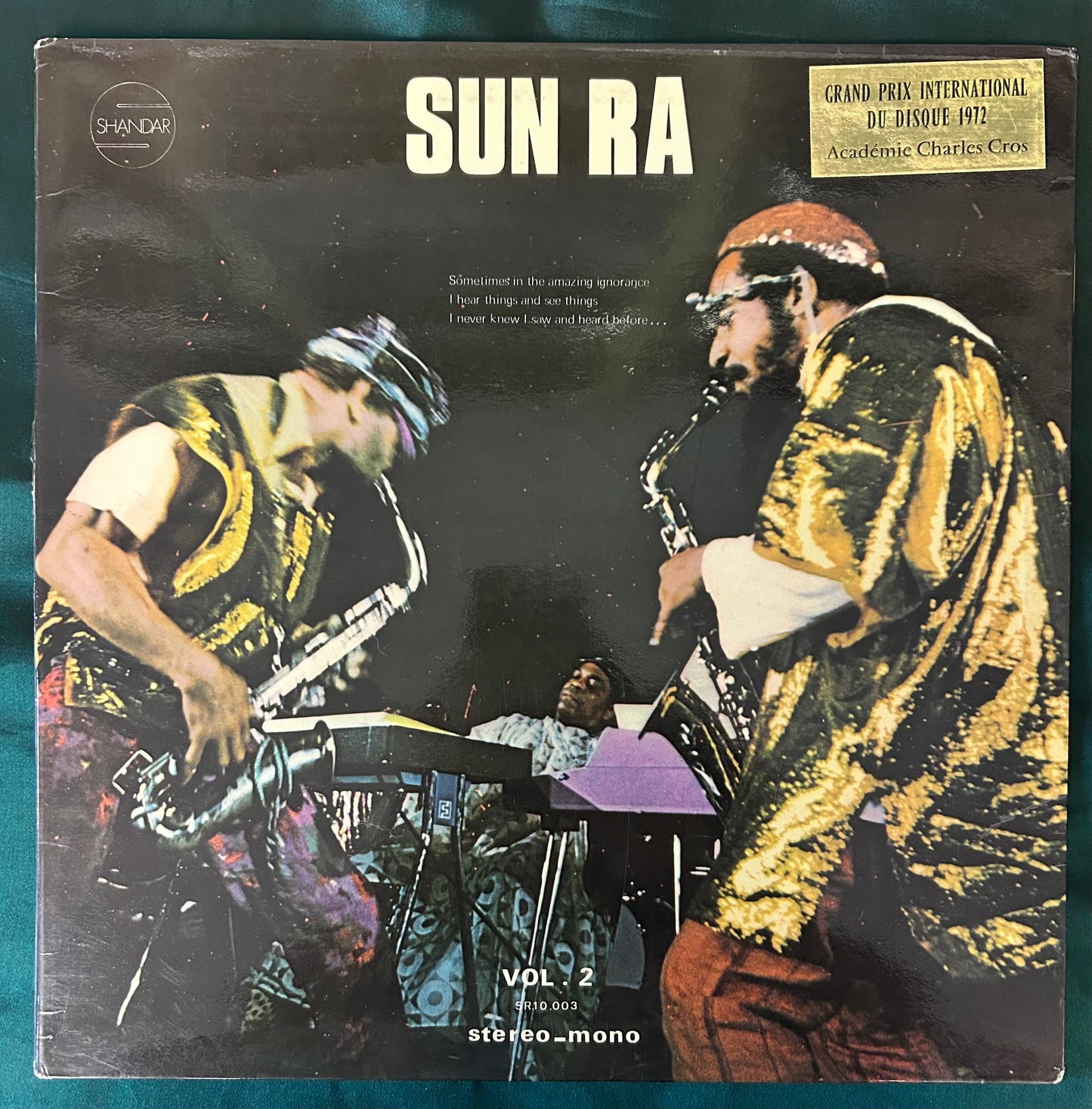 Sun Ra - Nuits De La Fondation Maeght Volume 2 French 1st Press 1971 Shandar