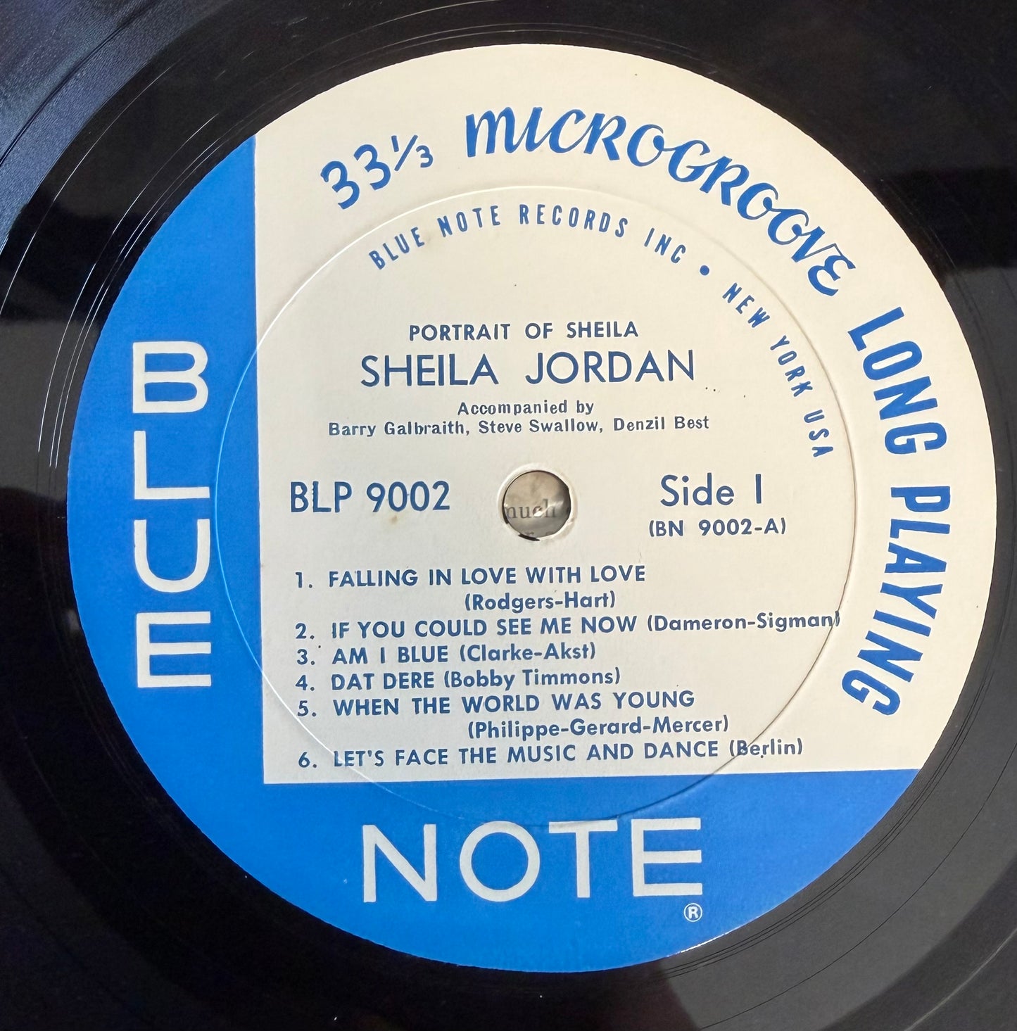 Sheila Jordan - Portrait of Sheila 1st Press 1963 Mono Blue Note Vocal Jazz