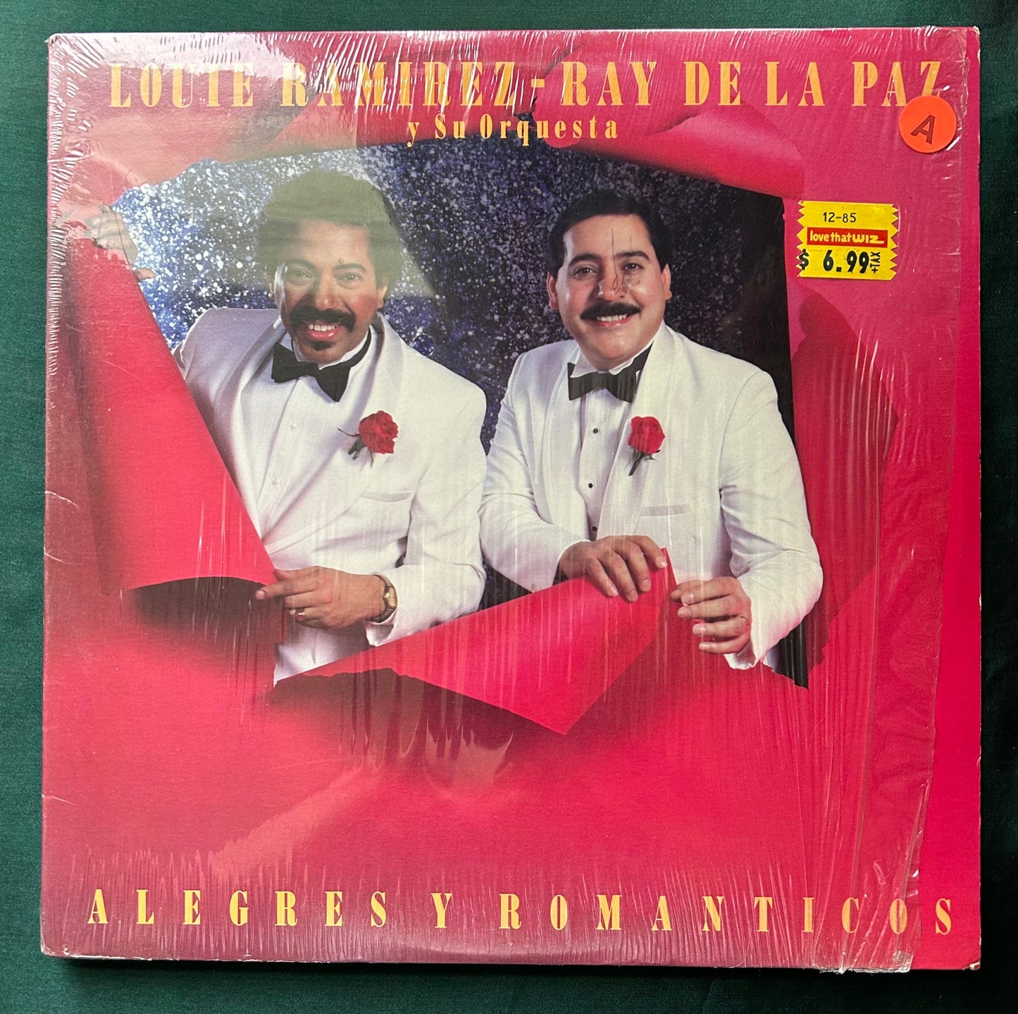 Louie Ramirez - Ray De La Paz - Alegres Y Romanticos 1st Press 1985 Caiman Salsa / Latin Jazz