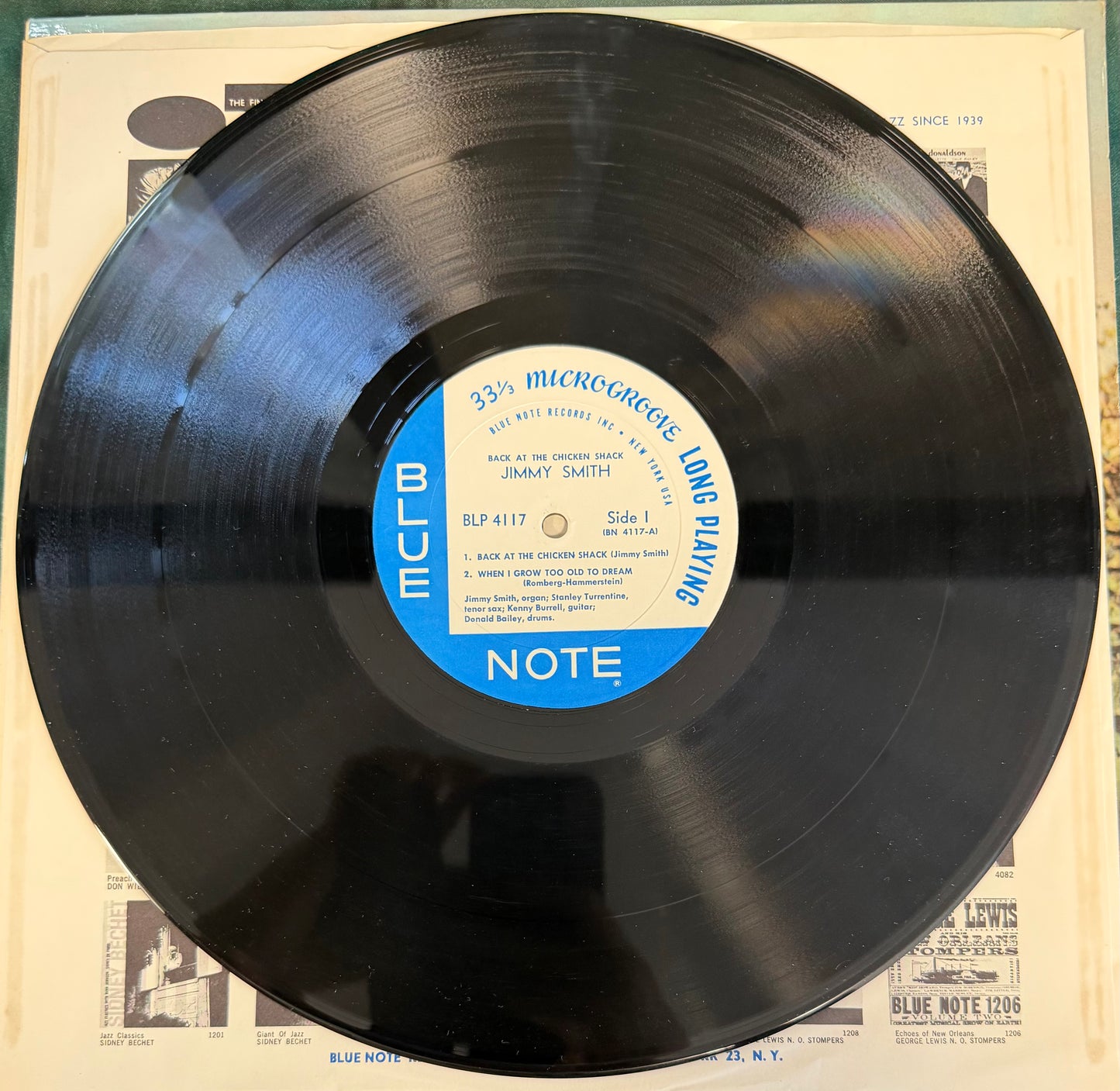 Jimmy Smith - Back At The Chicken Shack 1st Press 1963 Blue Note "p" Van Gelder