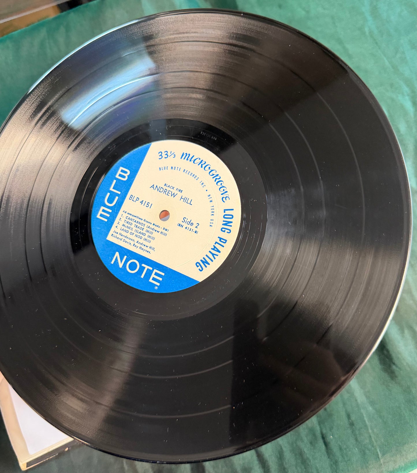 Andrew Hill - Black Fire 1st Mono Press 1964 Blue Note NY Label "p" RVG