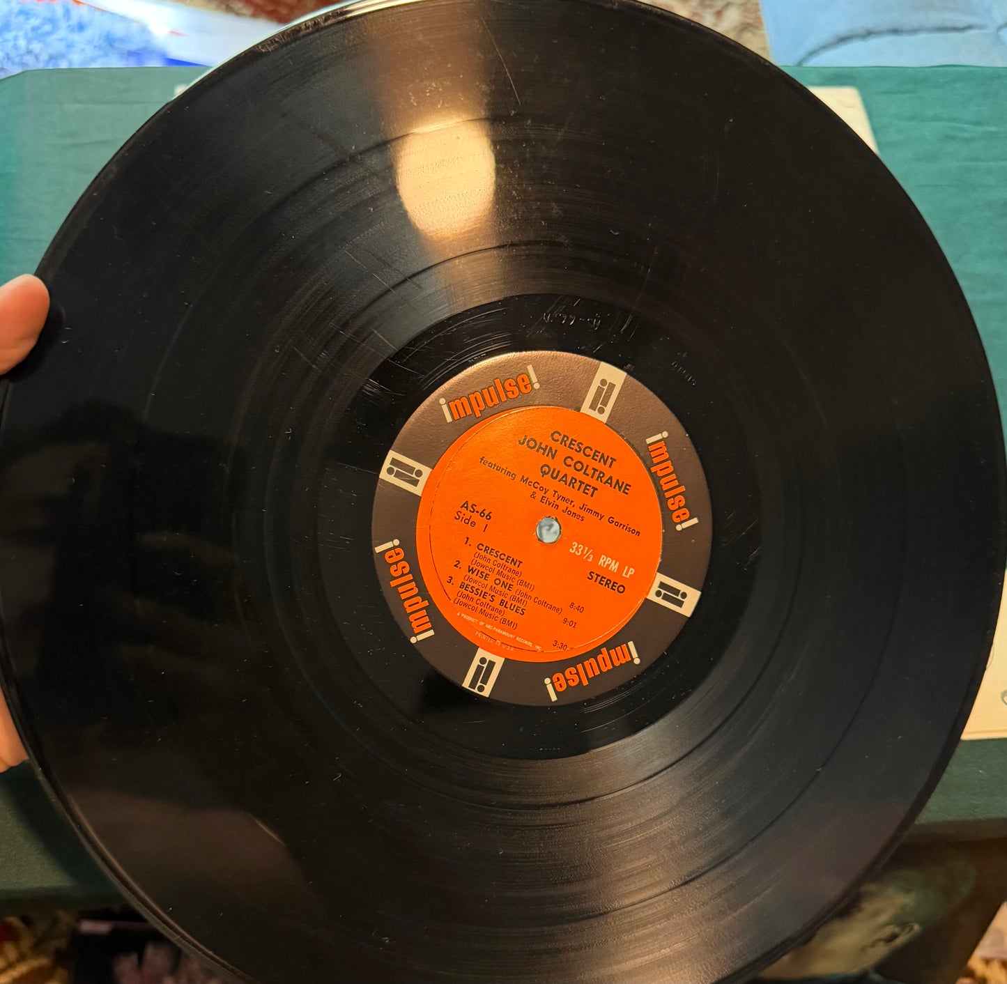 John Coltrane - Crescent 1st Press 1964 Stereo Impulse Van Gelder