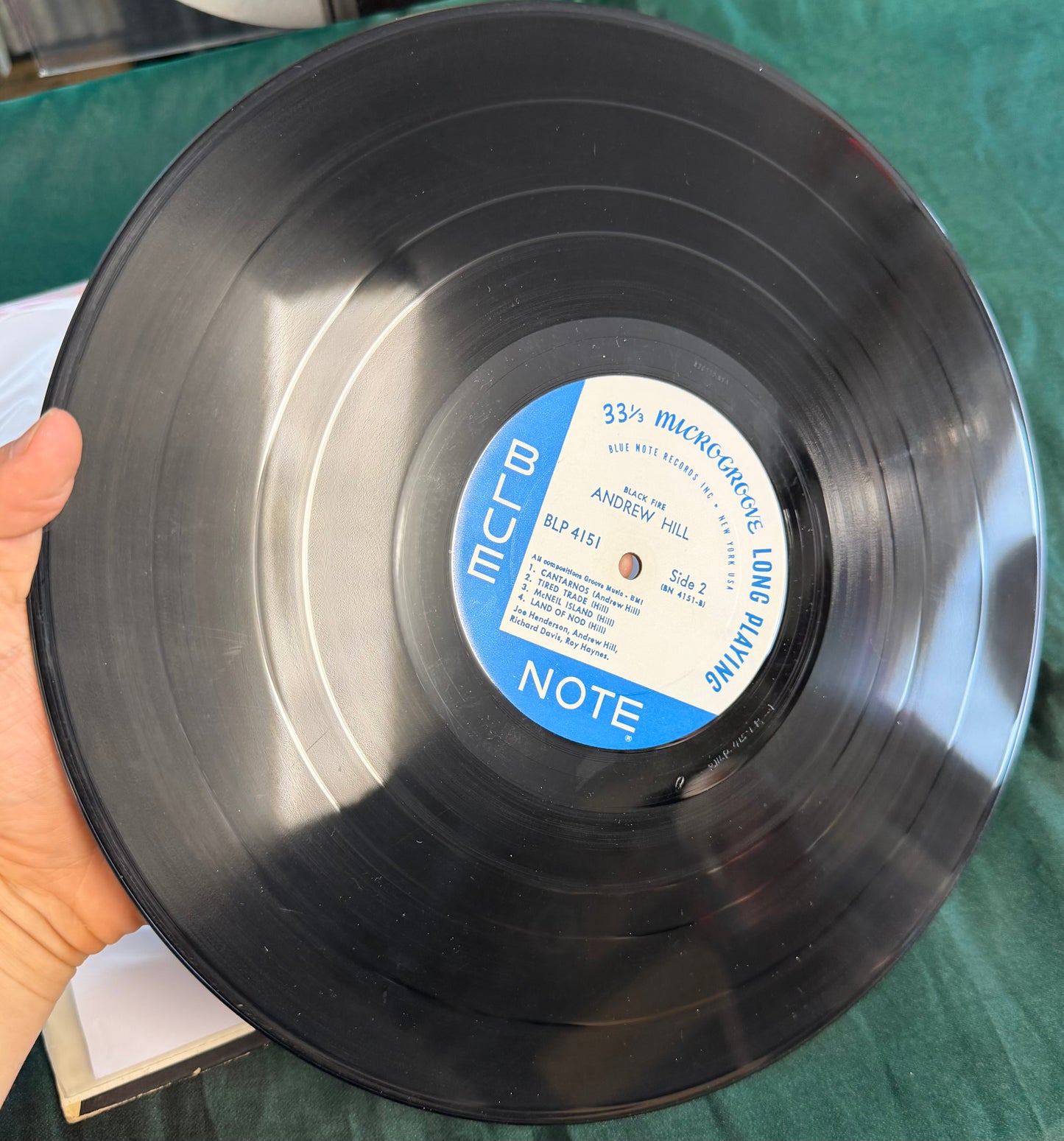 Andrew Hill - Black Fire 1st Mono Press 1964 Blue Note NY Label "p" RVG