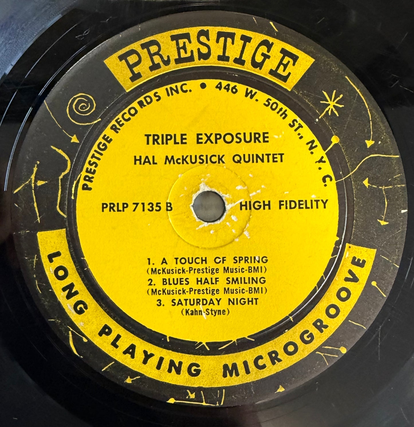 Hal McKusick - Triple Exposure 1st Mono Press 1957 Prestige (Starter Copy)