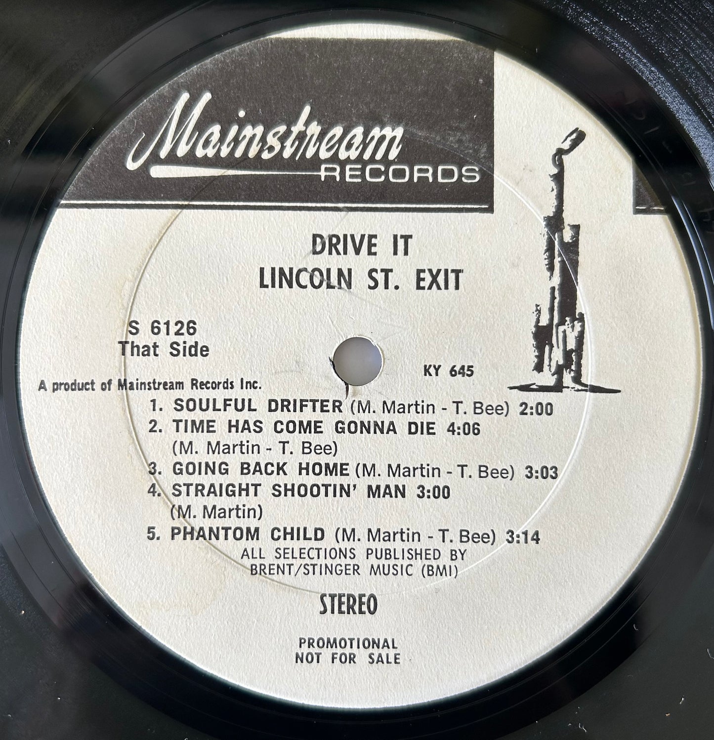 Lincoln St. Exit - Drive It 1st Press 1970 Mainstream WLP Rare Heavy Psych!