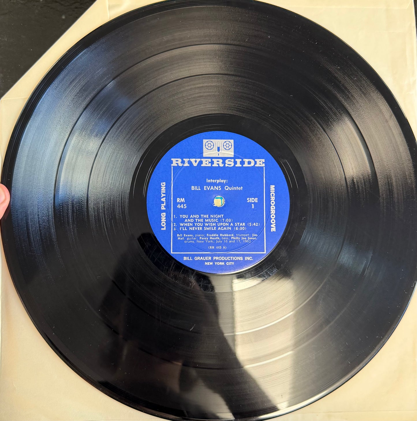 Bill Evans - Interplay 1st Press Mono Riverside 1962