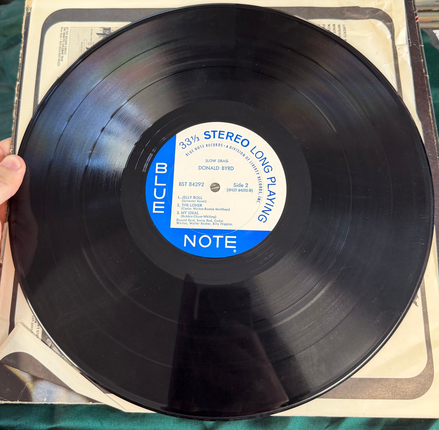 Donald Byrd - Slow Drag 1st Press 1968 Blue Note Liberty Van Gelder