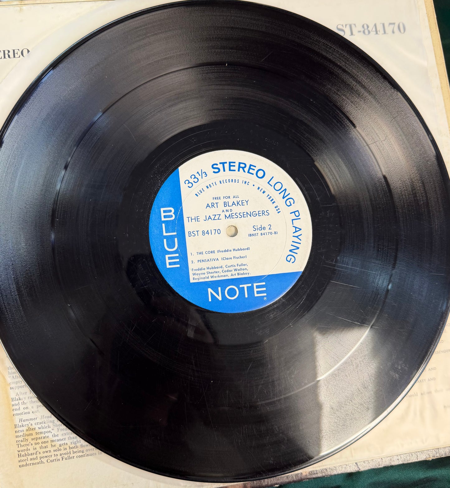 Art Blakey & The Jazz Messengers - Free For All 1st Press 1965 Stereo