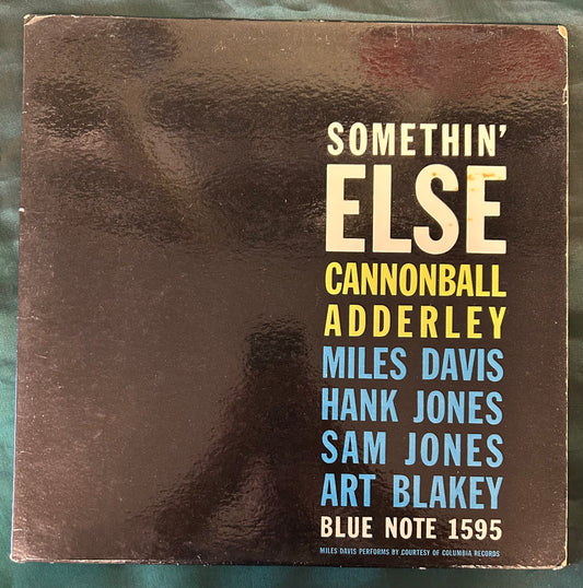 Cannonball Adderley - Somethin’ Else 1963 Mono Repress Blue Note NY Label