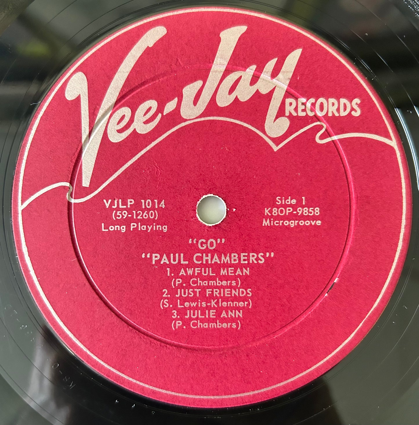 Paul Chambers - Go 1st Mono Press 1959 Vee-Jay