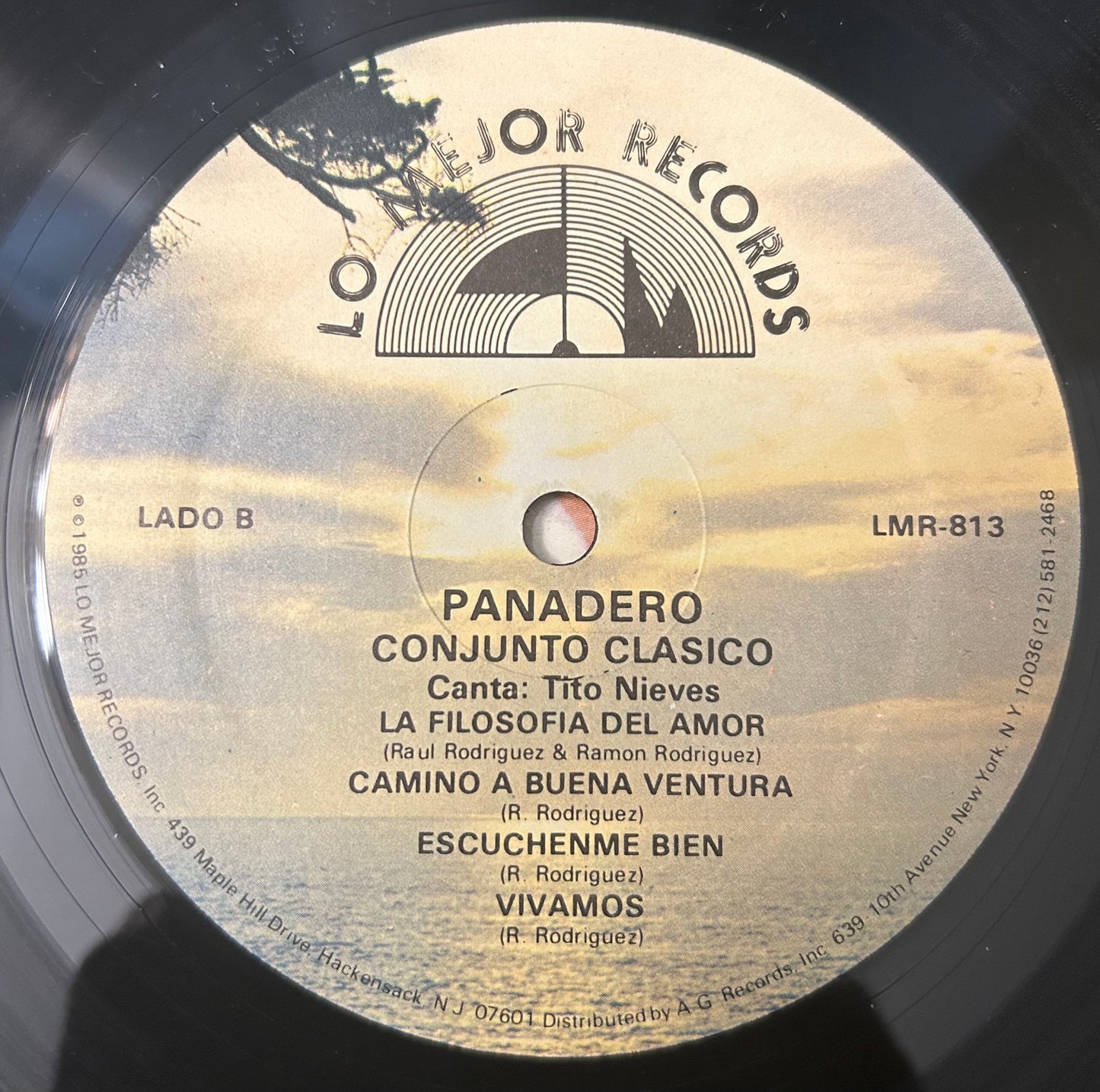 Conjunto Clasico Canta: Tito Nieves - El Panadero 1st Press 1985 Lo Mejor Records Salsa