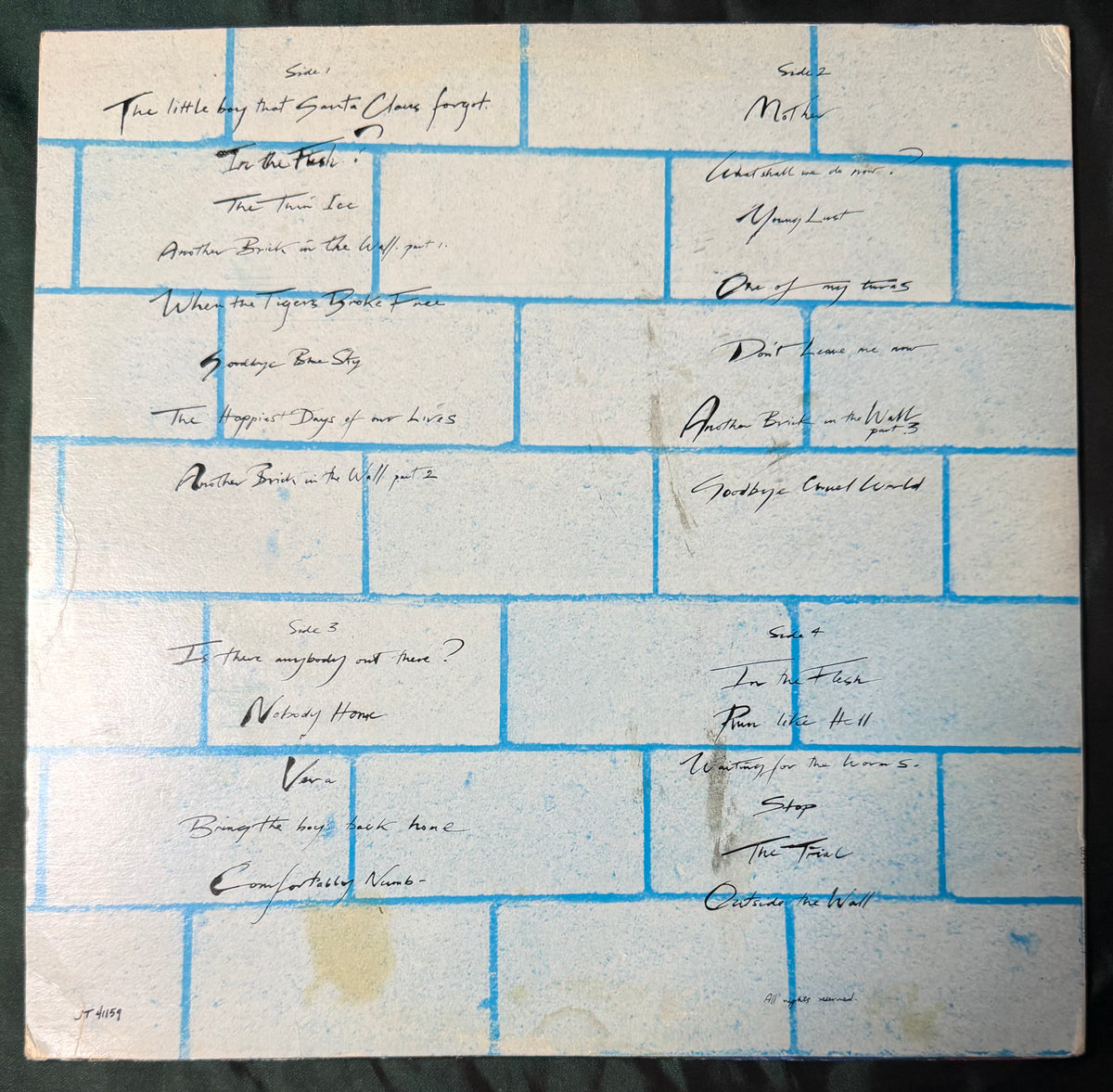 Pink Floyd - The Film 1982 Unofficial the Wall Vinyl Boot