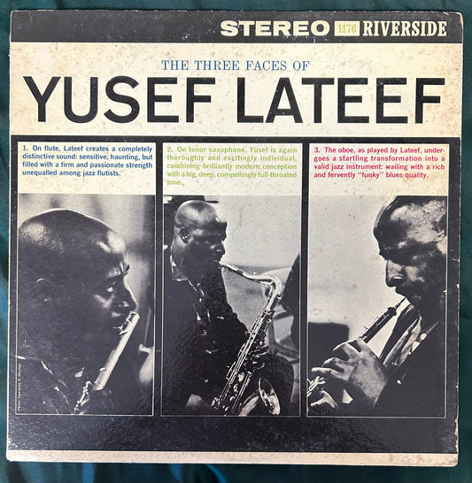 Yusef Lateef - The Three Faces of Yusef Lateef 1st Press 190 Riverside
