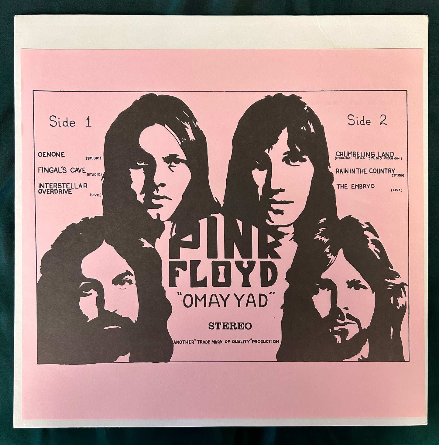 Pink Floyd - Omay Yad 1972 TMOQ Live LP 1971 Recordings