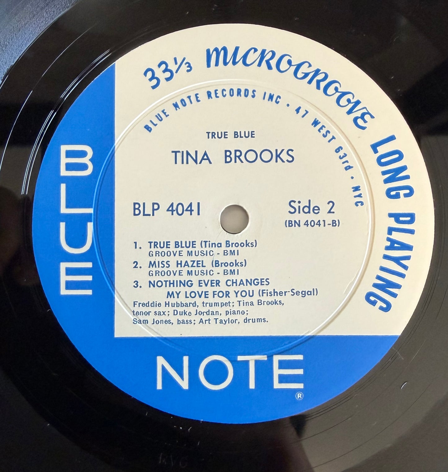 Tina Brooks - True Blue 1st Mono Press 1960 Blue Note