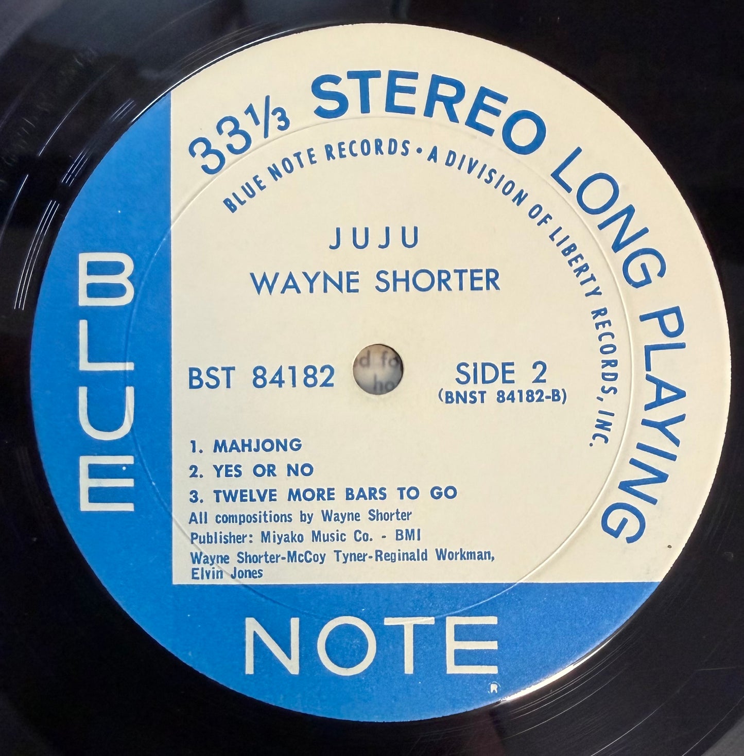 Wayne Shorter - Juju 2nd Press Liberty 1966 Van Gelder Blue Note