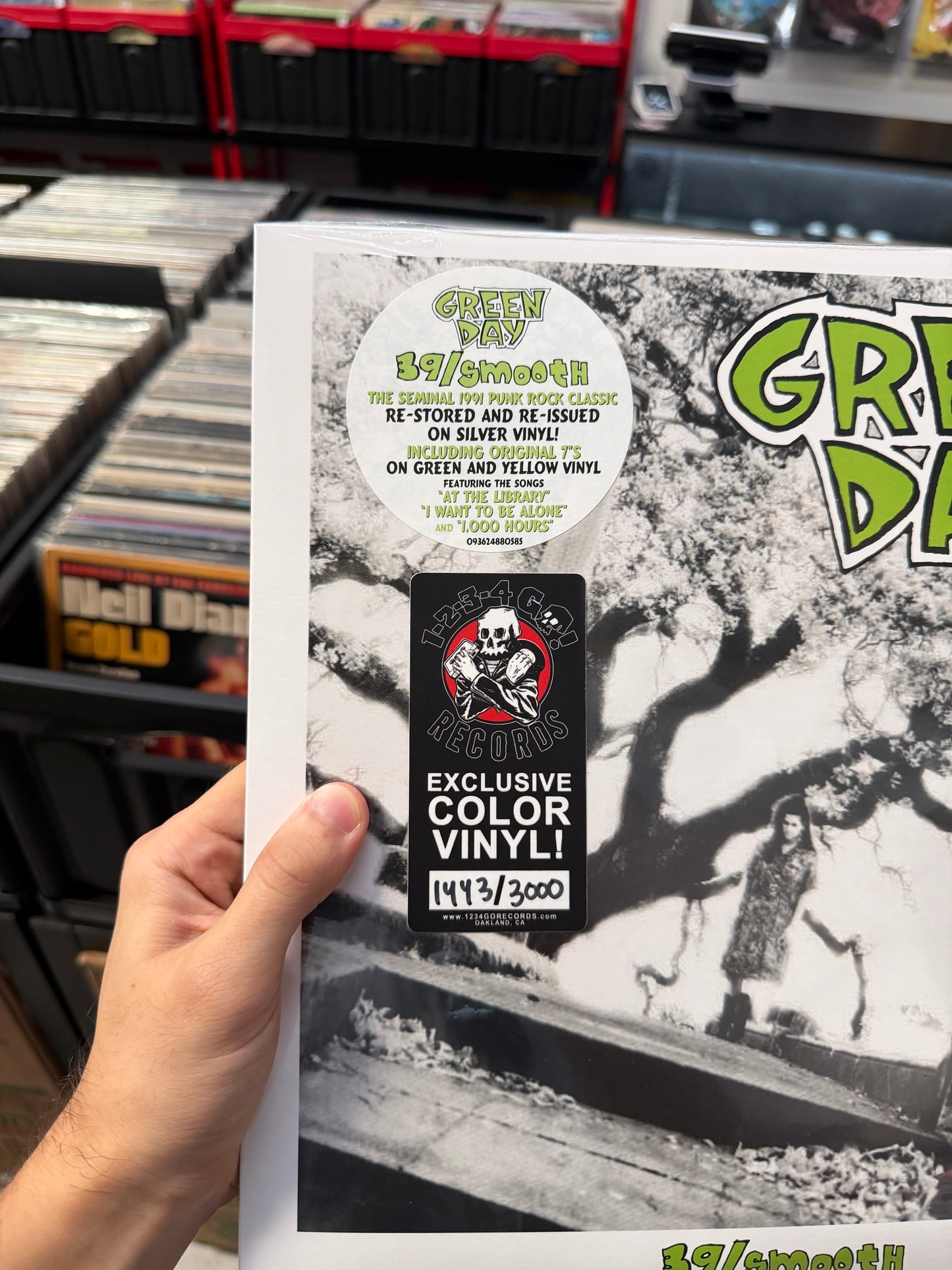 Green Day 39/Smooth Sealed 2023 w/ 45’s