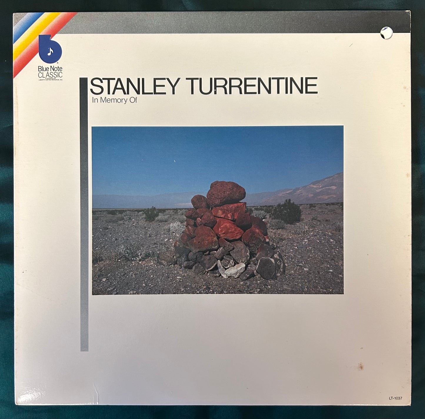 Stanley Turrentine - In Memory Of 1st Press 1980 Blue Note Classic