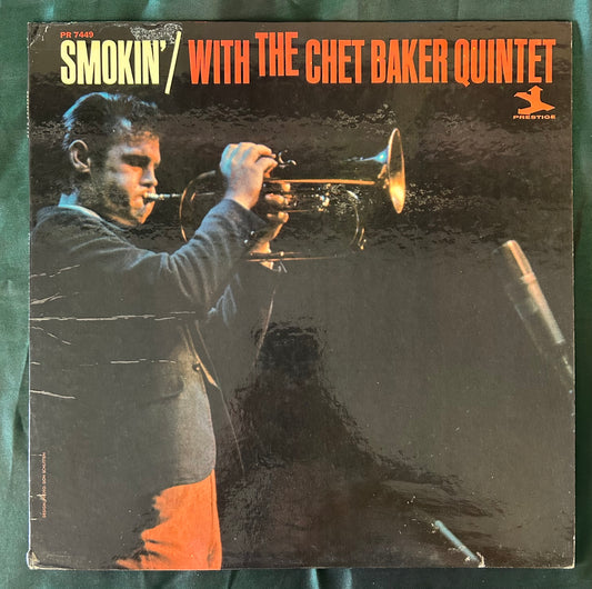 Chet Baker Quintet - Smokin’ 1st Press Mono 1966 Prestige Trident