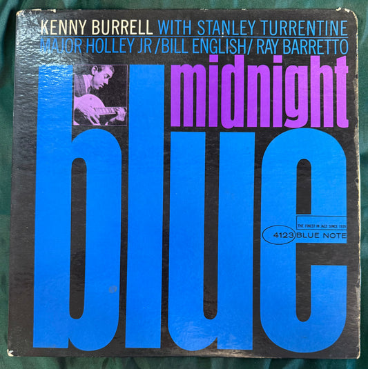 Kenny Burrell - Midnight Blue 1st Press 1963 Blue Note Mono (Starter Copy)