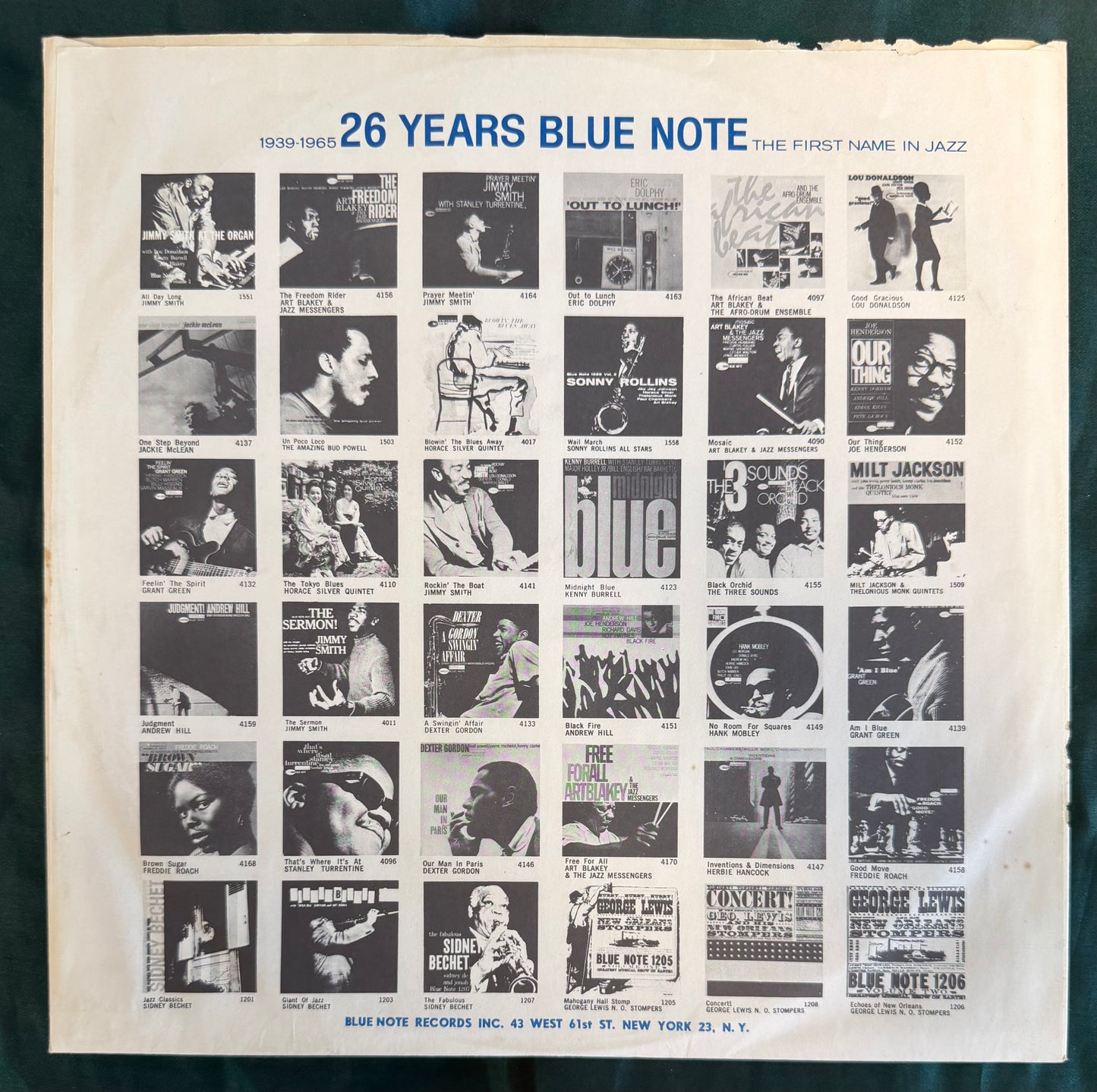 Wayne Shorter - Juju 1st Press Stereo 1965 NY Blue Note Van Gelder