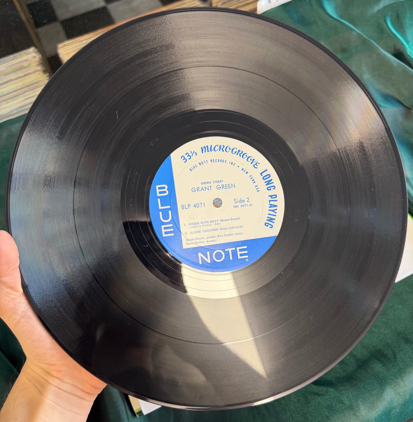 Grant Green - Green Street 1st Mono Press 1961 Non-DG Blue Note NY Label