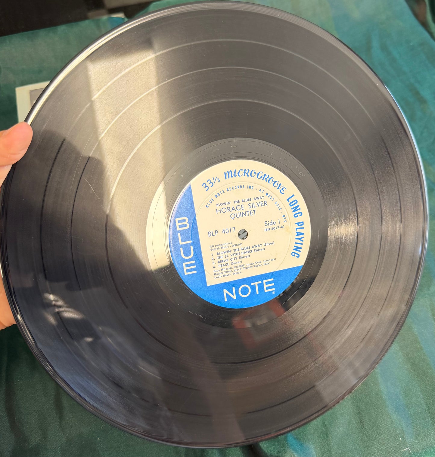 Horace Silver - Blowin’ The Blues Away 1st Press 1959 47 W. 63rd Blue Note Mono