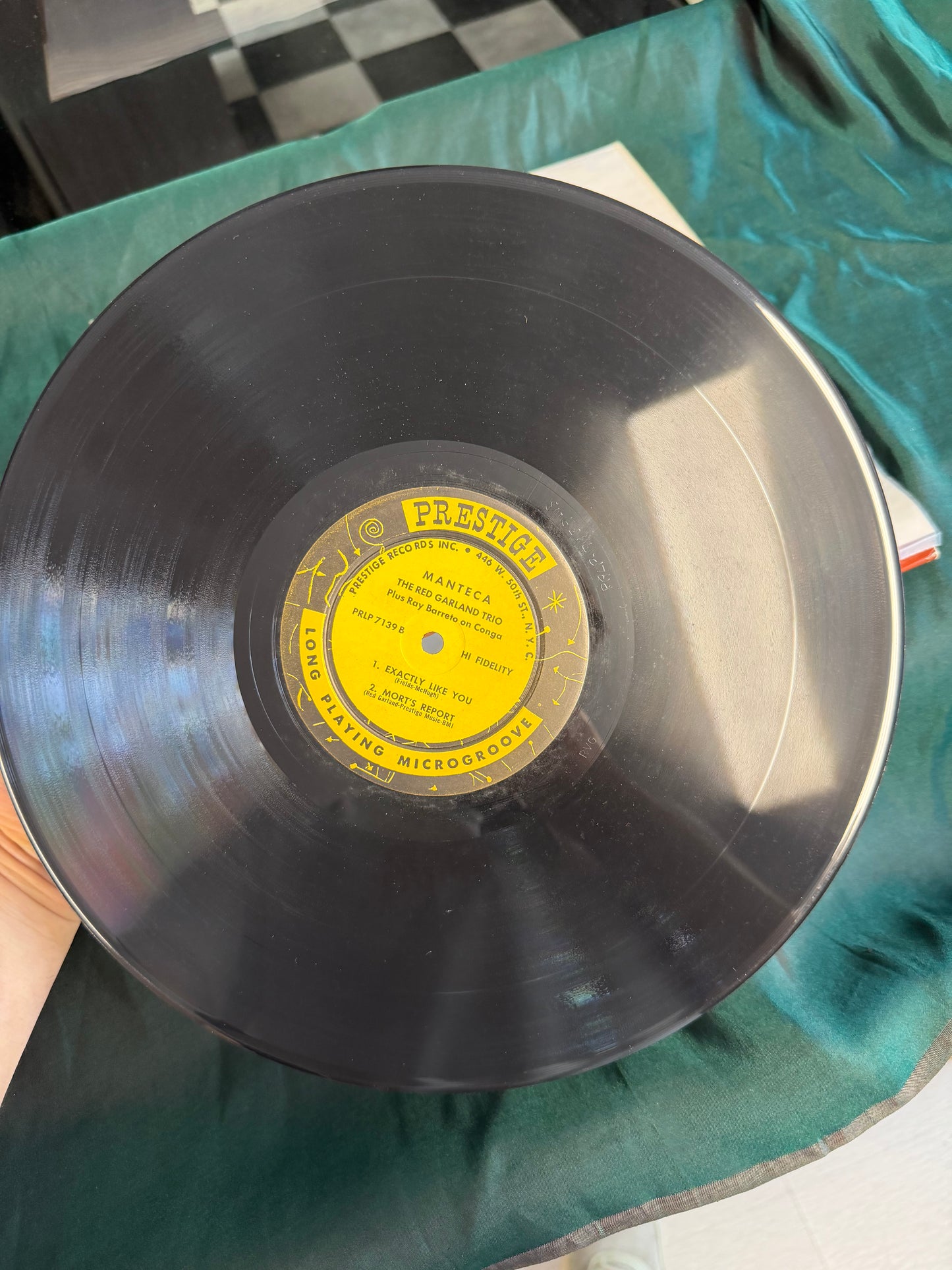 Red Garland Trio - Manteca 1st Mono Press 1958 Prestige 50th St. Promo! RVG