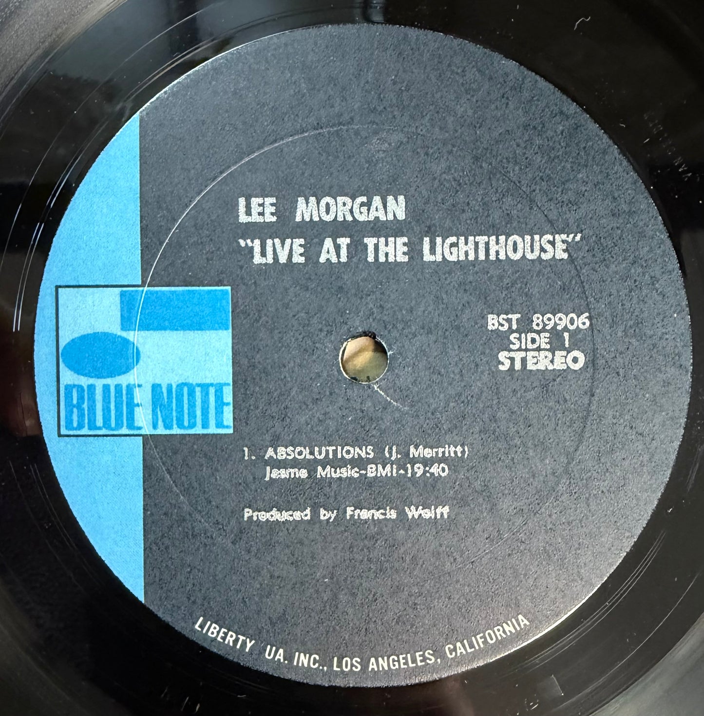 Lee Morgan - Live At The Lighthouse 1st press 1971 Blue Note Van Gelder