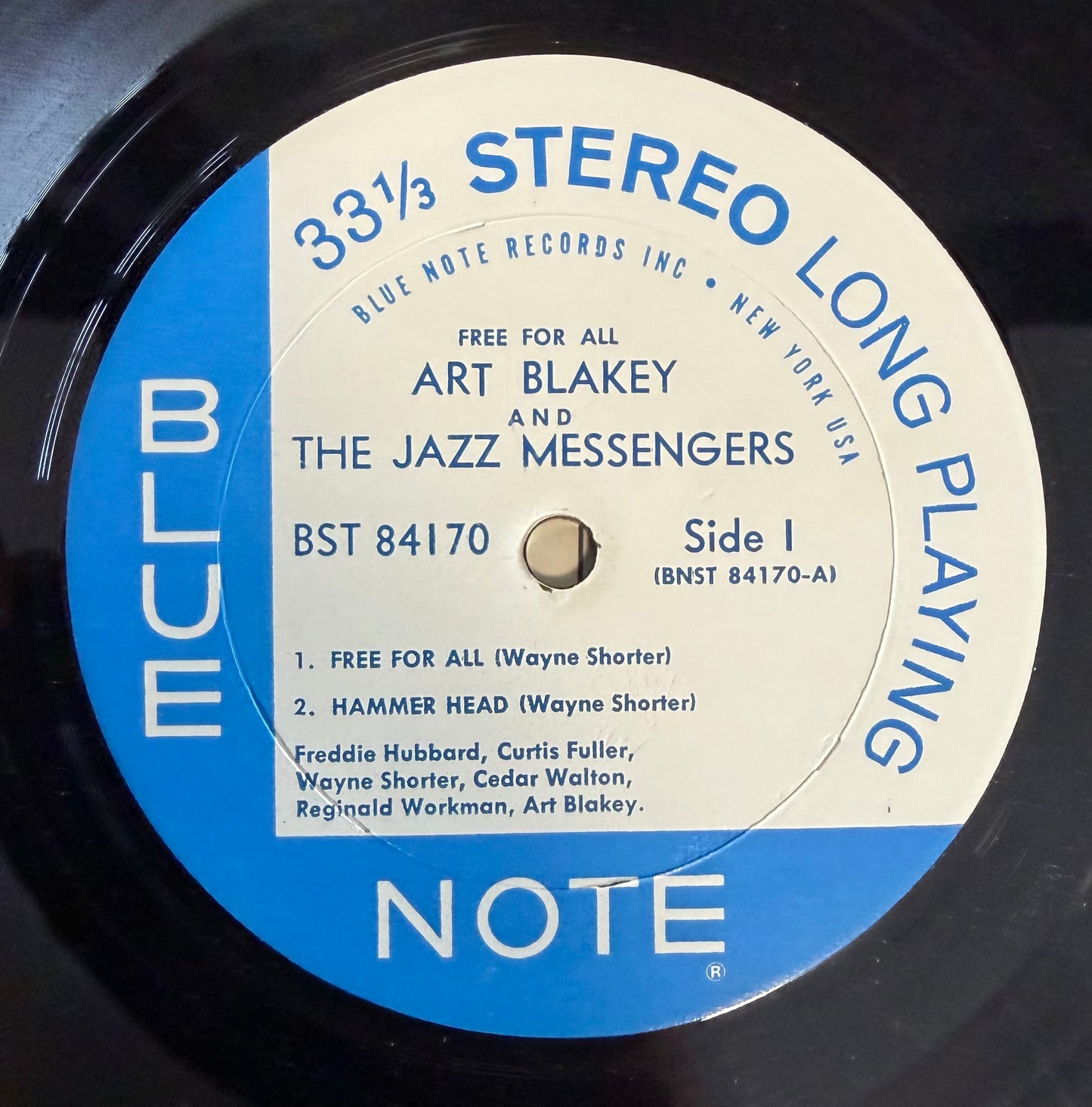Art Blakey & The Jazz Messengers - Free For All 1st Stereo Press 1965 Blue Note