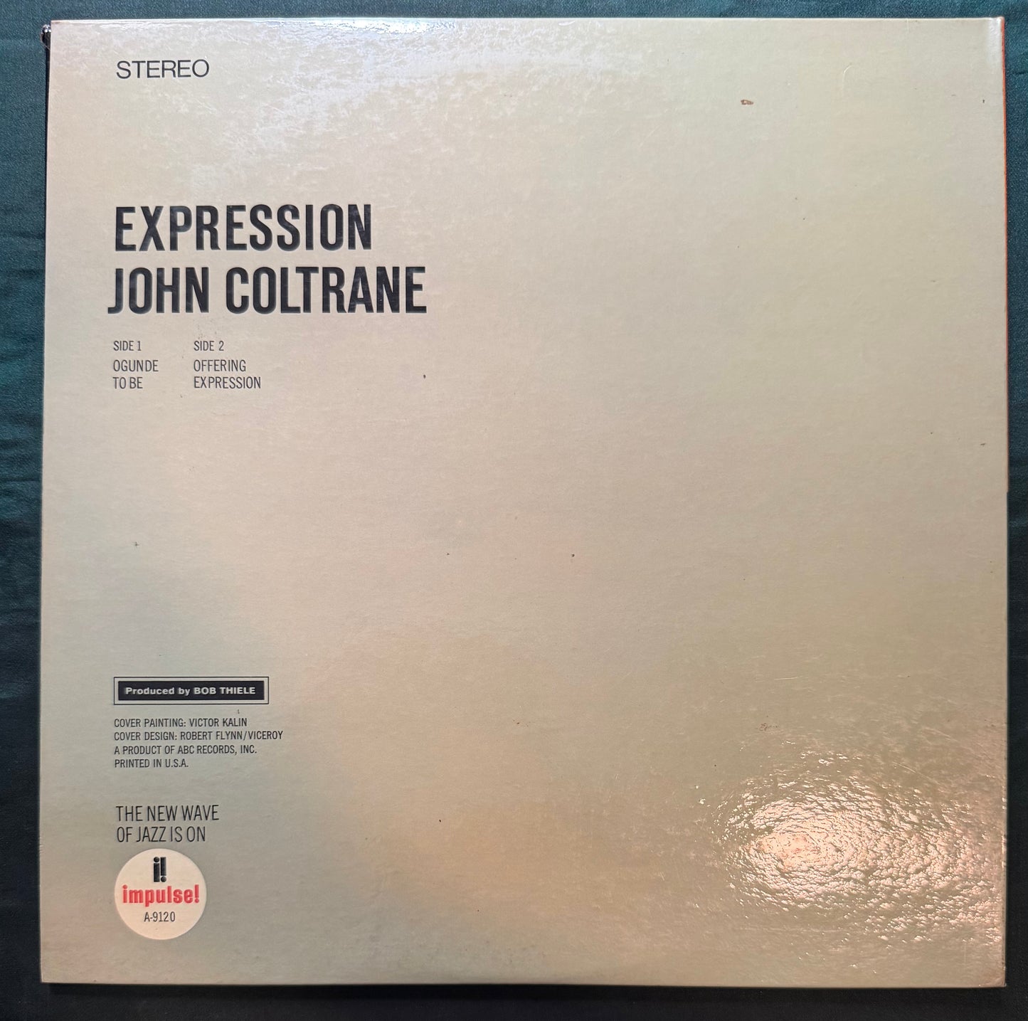 John Coltrane - Expression 1st Press 1967 Impulse