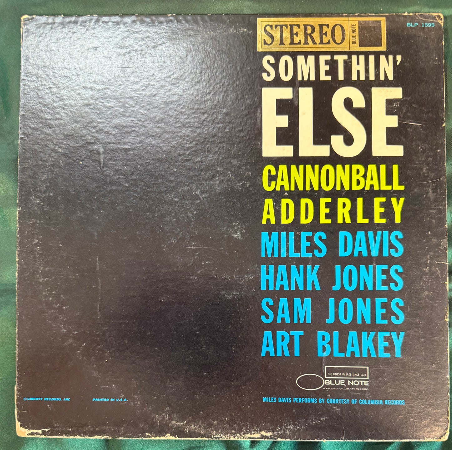 Cannonball Adderley - Somethin' Else 1966 Liberty Press Stereo RVG Blue Note
