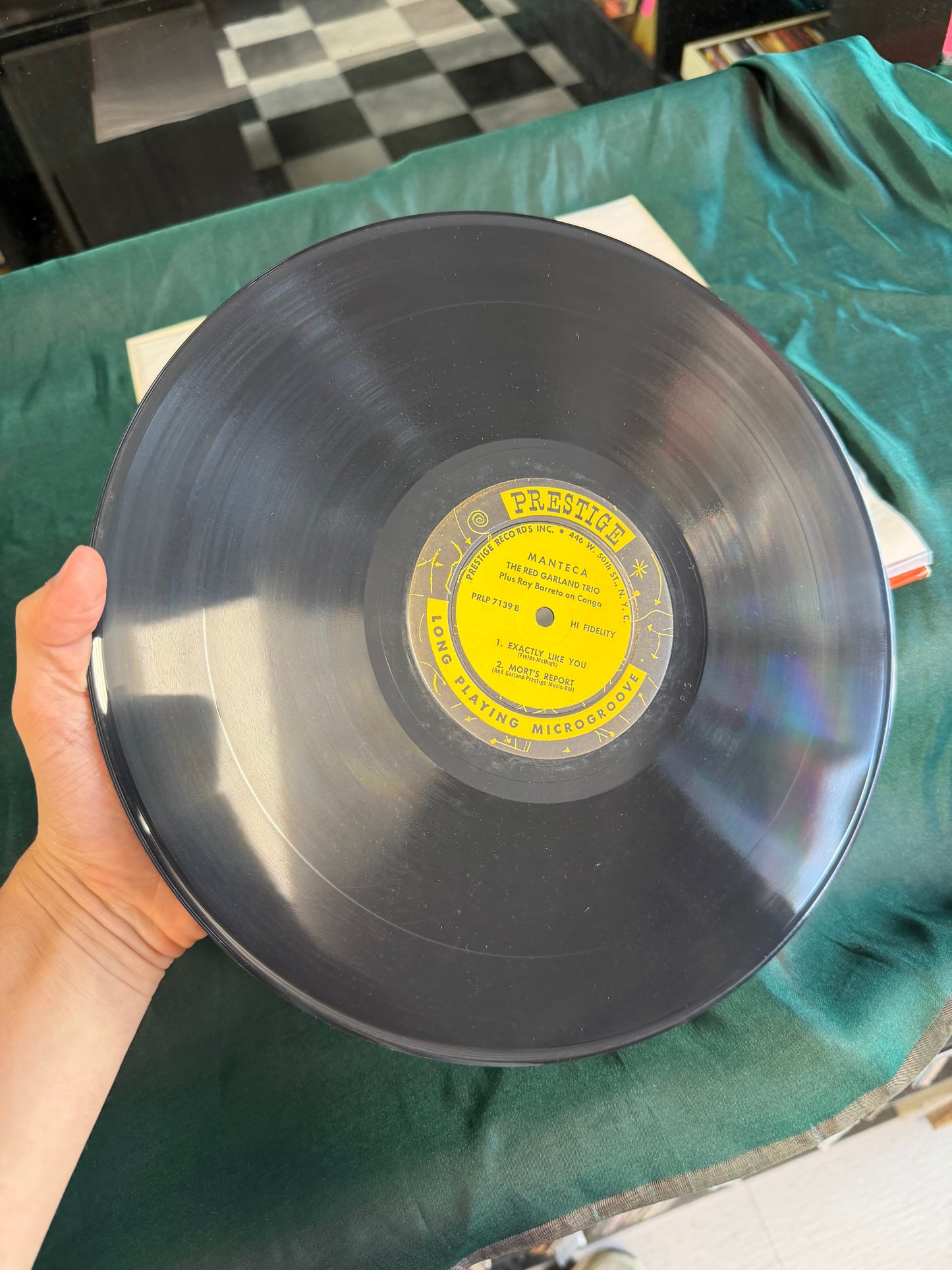 Red Garland Trio - Manteca 1st Mono Press 1958 Prestige 50th St. Promo! RVG