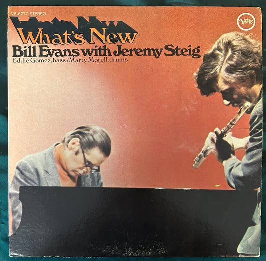 Bill Evans With Jeremy Steig - What’s New 1970s Press Verve