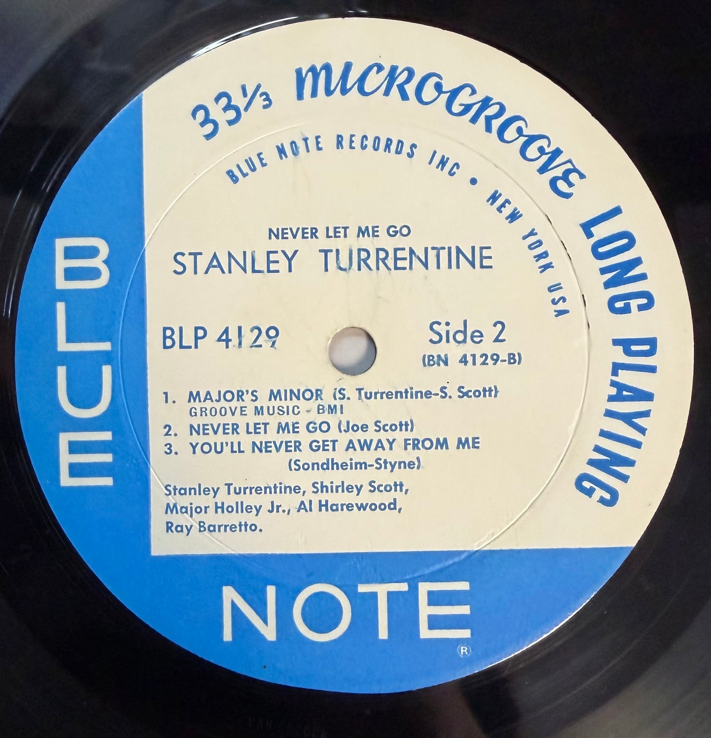 Stanley Turrentine - Never Let Me Go 1st Mono Press Blue Note 1963