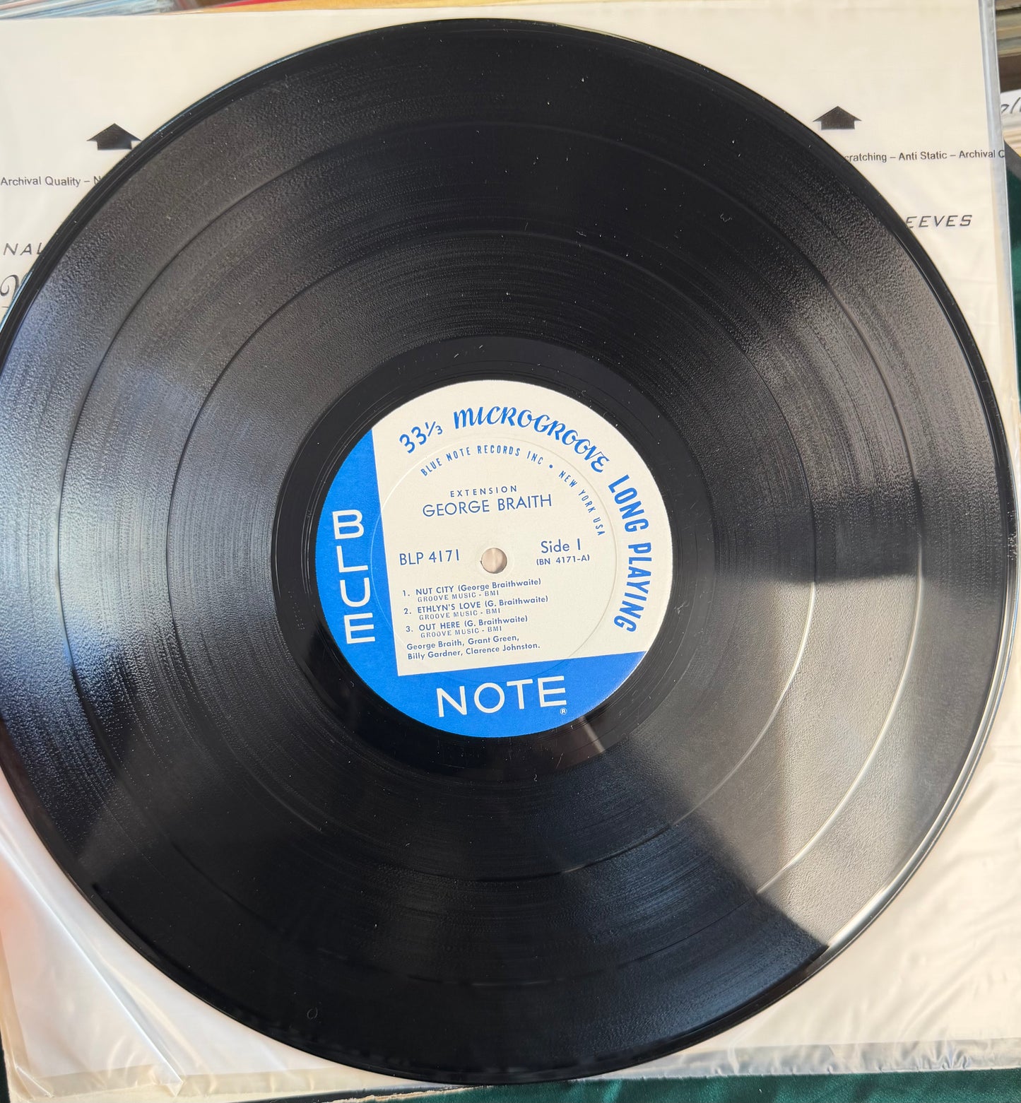 George Braith - Extension 1st Mono Press 1967 Blue Note NY Label