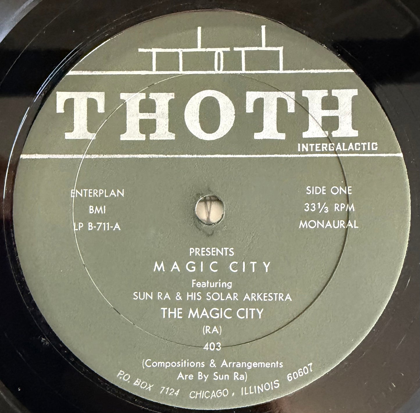 Sun Ra - The Magic City 2nd Press Thoth 1969