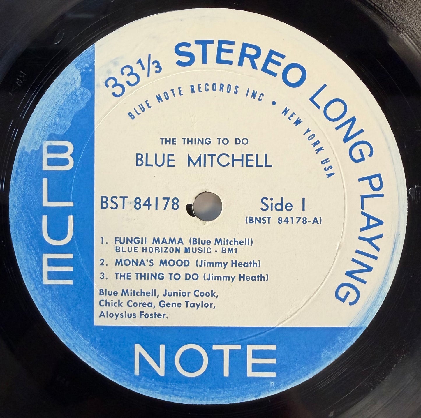 Blue Mitchell - The Thing To Do 1st Press Blue Note 1965 Stereo