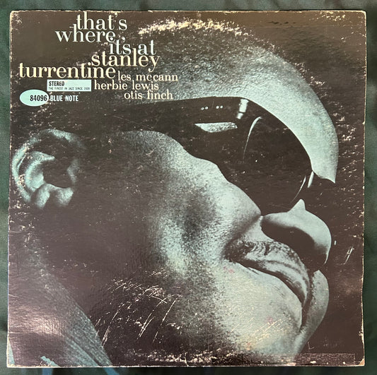 Stanley Turrentine - That's Where It's At 1966 Liberty Press Blue Note